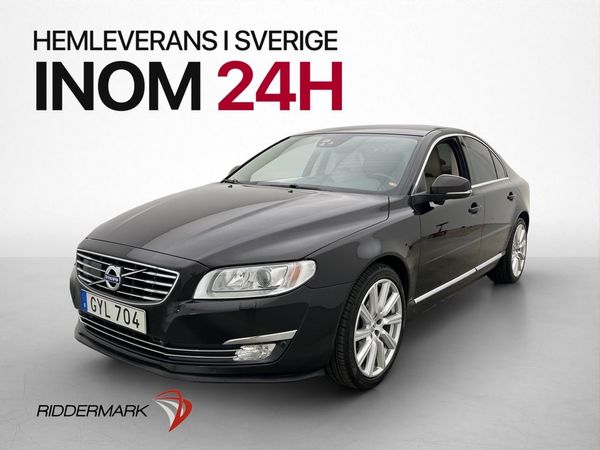 Volvo S80 D4 Classic Summum Taklucka Navi Värmare VOC Skinn - 2016