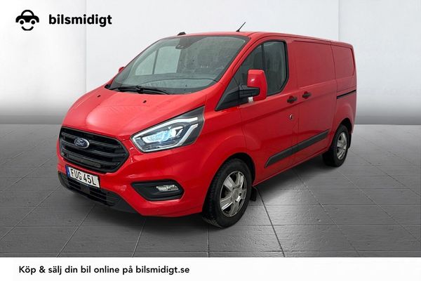 Ford Transit Custom 340 2.0 Aut L1 2xSidodörr 3sits Kamera Värmare MOMS - 2021