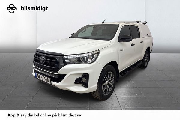 Toyota Hilux Dubbelhytt 2.4 AWD Aut Drag Läder Kamera Värmare MOMS - 2020