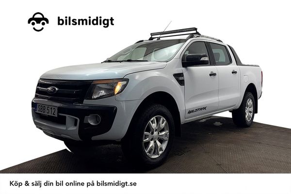 Ford Ranger Dubbelhytt 3.2 TDCi 4x4 Wildtrack Drag Navi Kamera Läde - 2015