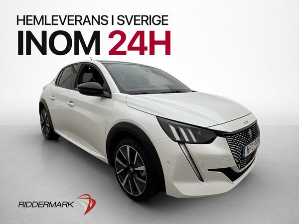 Peugeot e-208 136hk GT Kamera CarPlay Halvskinn Två-Brukare - 2021