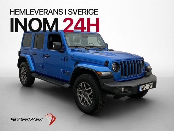 Jeep Wrangler 4xe Unlimited B-Kamera Skinn Drag Navi - 2021