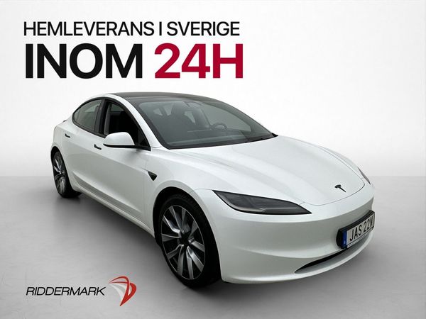 Tesla Model 3 Standard Range Drag Värm Skinn Pano 360° Navi - 2024