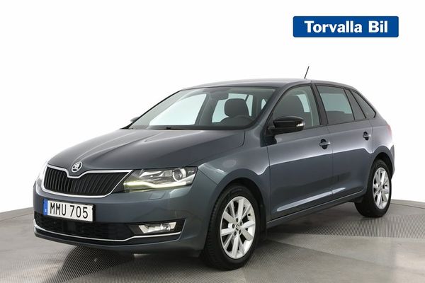 Skoda Rapid Spaceback 1.0 TSI 110HK Backkamera CarPlay Farthållare - 2018