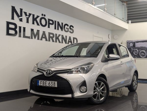 Toyota Yaris 5-dörrar 1.33 Active kamera M-värmare - 2015