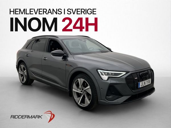 Audi e-tron 55 Q S line Pano Luft B&O Night-V Matrix Värmep - 2022