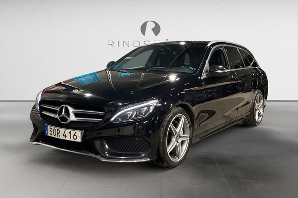 Mercedes C220 d T 170 HK AMG LINE DRAG PANO PDC B-KAMERA SKINN 18" - 2018