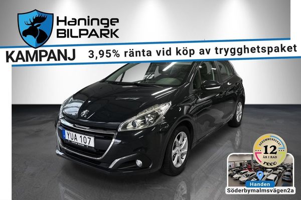 Peugeot 208 5-dörrar 1.2 Automat AC USB/SUPERDEAL 3,95% - 2017