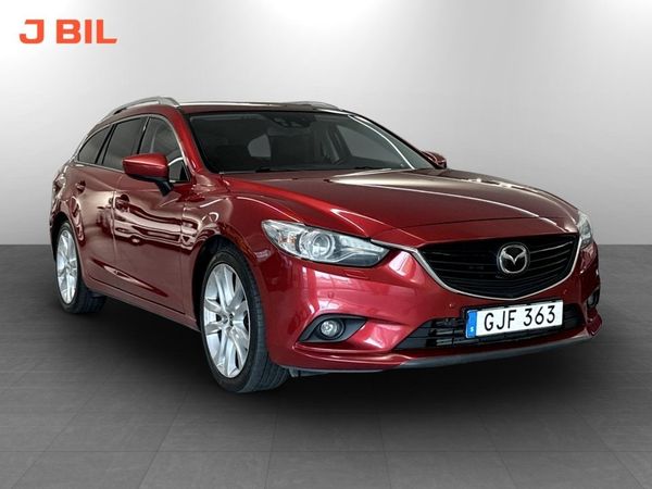 Mazda 6 Wagon Optimum 2.2 SKYACTIV-D 175hk Aut B-KAMERA ELSTOL - 2015