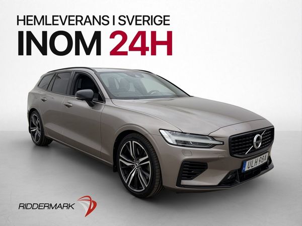 Volvo V60 T8 AWD R-Design Värmare Drag Pano H/K 360° CarPlay - 2021