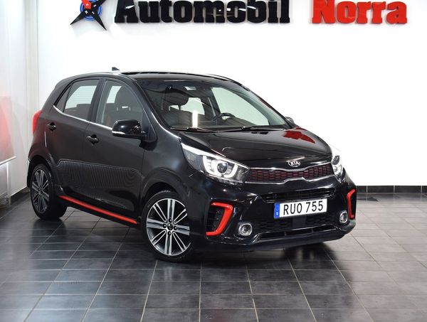 Kia Picanto 1.0 T-GDI 100hk GT-Line B-Kam/Skinn/Rattvärme/Carplay - 2018