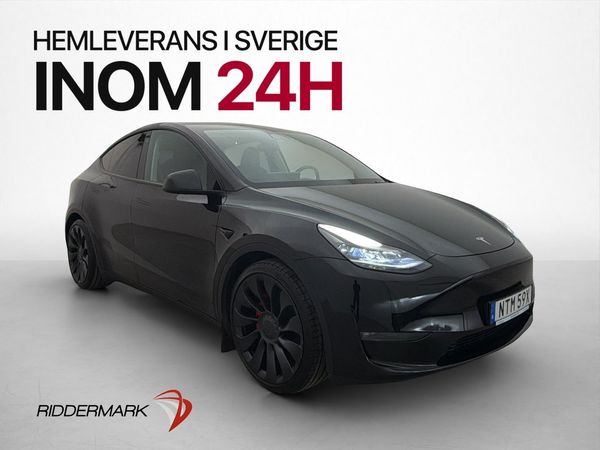 Tesla Model Y Performance 534hk Värmepump Pano Autopilot - 2023