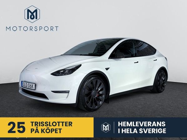Tesla Model Y Performance 534 hk DRAG Adaptiv Farth 21" Pano Helskinn - 2024