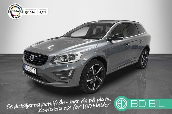 Volvo XC60 D4 AWD R-design Helskinn Panorama Värmare Kamrem Bytt - 2016