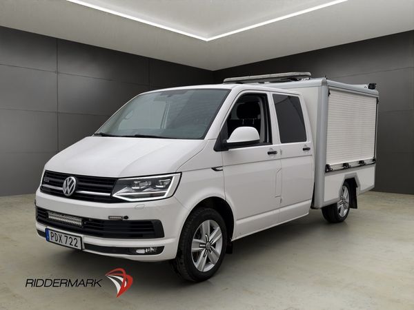Volkswagen Transporter Dubbelhytt 4M PÅBYGGNAD Drag Moms - 2017