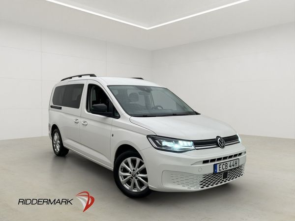 Volkswagen Caddy Maxi Life Värm Dragkrok LED B-Kamera 7-Sits - 2022