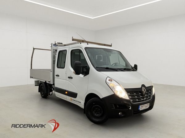 Renault Master KRAN/FLAKBIL HIAB 3-Sits Värm Drag V-Inr Moms - 2015