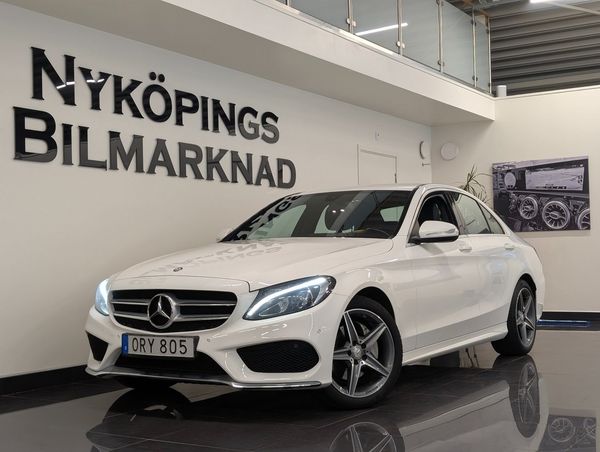 Mercedes C220 d AMG Line Euro 6 | Värmare | Dragkrok | Vinterhjul - 2015