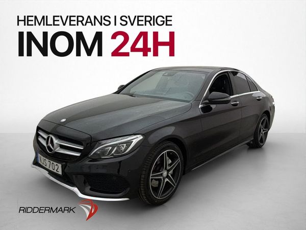 Mercedes C220 d 4M AMG Line Burmester Kamera Navi Skinn - 2016