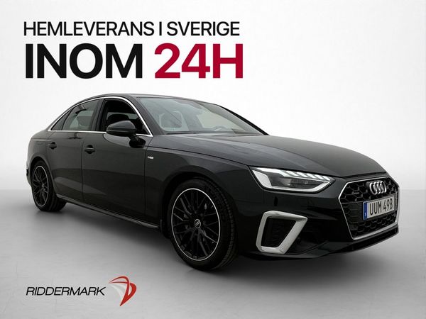 Audi A4 40 TFSI Q S-Line Taklucka Cockpit Värm Navi Drag - 2023