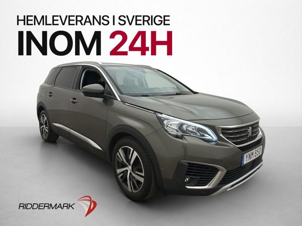 Peugeot 5008 1.6 Allure 7-Sits Cockpit Sensorer Dragkrok - 2017