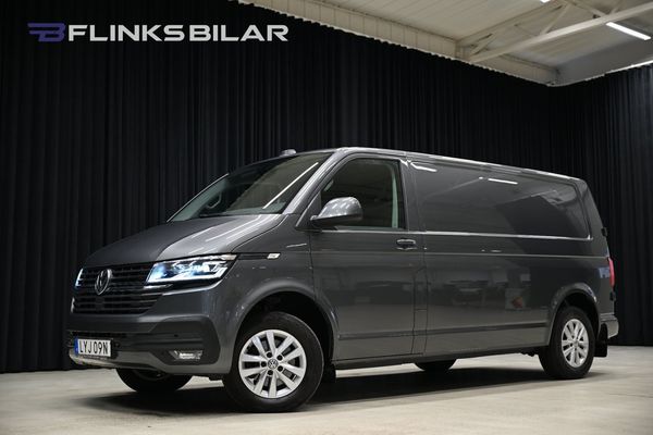 Volkswagen Transporter DSG 150HK L2 Nedlackad|LED|Drag|Värmare|Backkamera|Moms - 2021