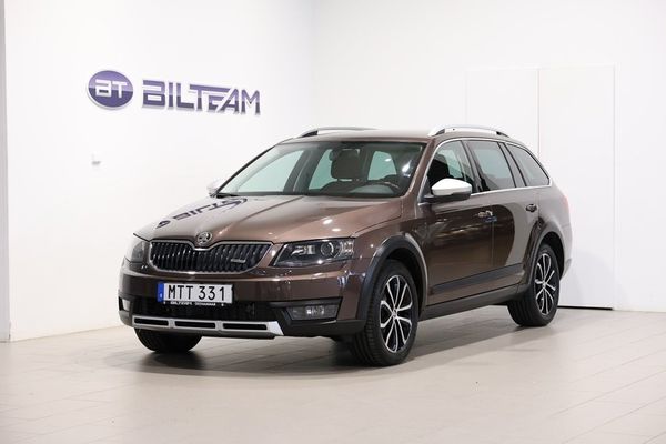 Skoda Octavia Combi Scout 2.0 TDI 184 4x4 DSG Drag Värmare - 2016