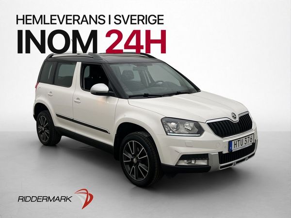 Skoda Yeti 2.0 TDI 4x4 Style Drag D-Värm Pano Kamera - 2016
