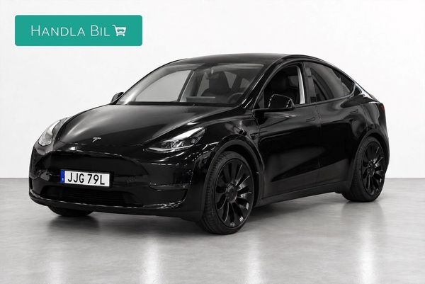 Tesla Model Y Performance Autopilot Skinn Pano Dragkrok Moms 534hk - 2024