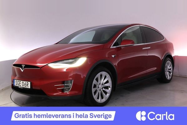 Tesla Model X Long Range AWD 7-sits Autopilot Pano Drag - 2021