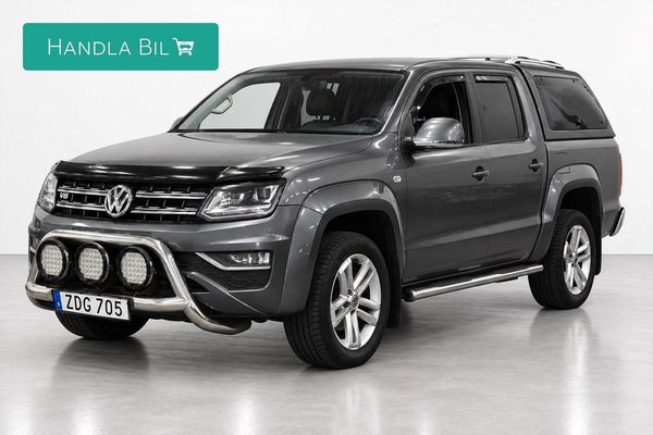 Volkswagen Amarok 3.0 V6 4Motion Highline Kåpa D-värm Diff Skinn Moms Dra - 2018