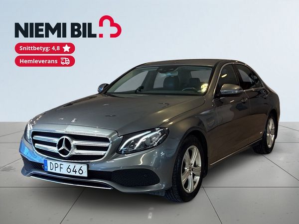 Mercedes E220 d 4M Avantgarde Dragkrok Mvärmare HuD Navi S&V-däck - 2018