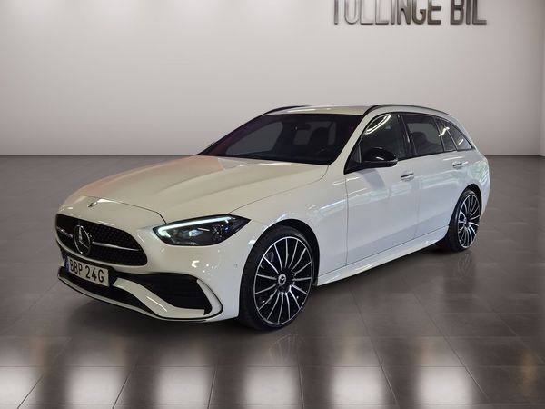 Mercedes C300 Te Aut AMG Night 20" Alu Drag 360° kamera Läder Navi - 2022