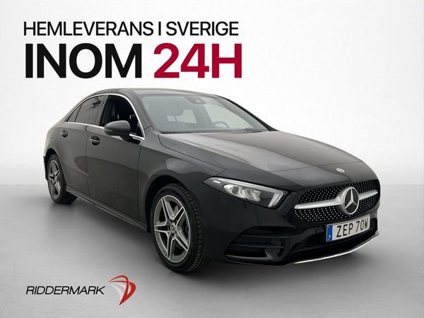 Mercedes A250 e Sedan AMG Kamera Värmare Halvskinn - 2023