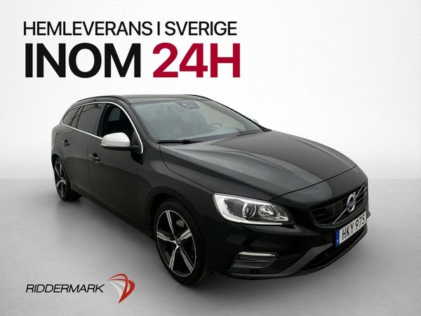 Volvo V60 D3 150hk R-Design Navi Kamera D-värmare Drag - 2017