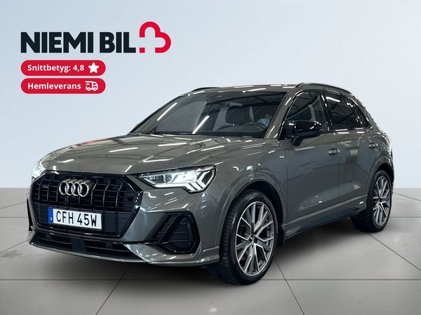 Audi Q3 45 TFSI quattro S line S&V/Pano/B&O/Drag/Pvärm/Cockpit - 2019