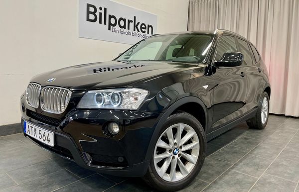 BMW X3 xDrive35d Steptronic Eur5 313Hk / HUD / Navi / Nyservad - 2012