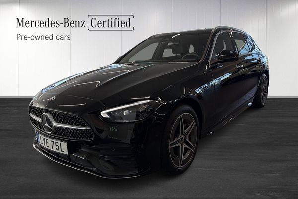 Mercedes C300 e e AMG Drag Distronic Kamera Navi Carplay Elstolar - 2024