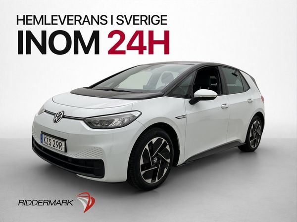 Volkswagen ID.3 Pro Performance Värmare CarPlay Rattvärme - 2021