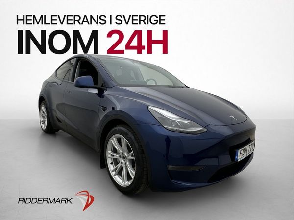 Tesla Model Y Long Range AWD Dragkrok MOMS Svensksåld - 2023
