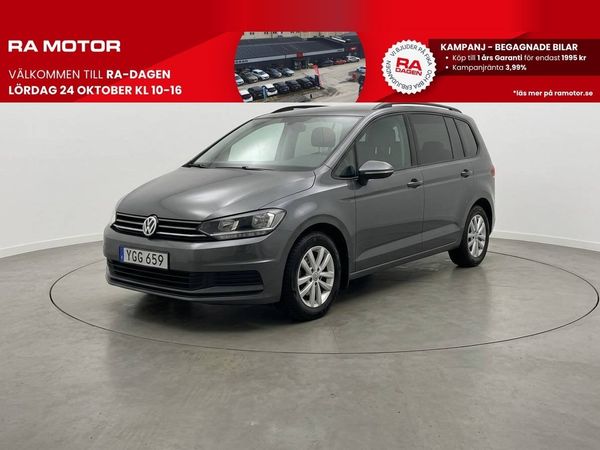 Volkswagen Touran 1.4 TSI, 150hk | Drag | Kamera | 7-sits | Värmare - 2017
