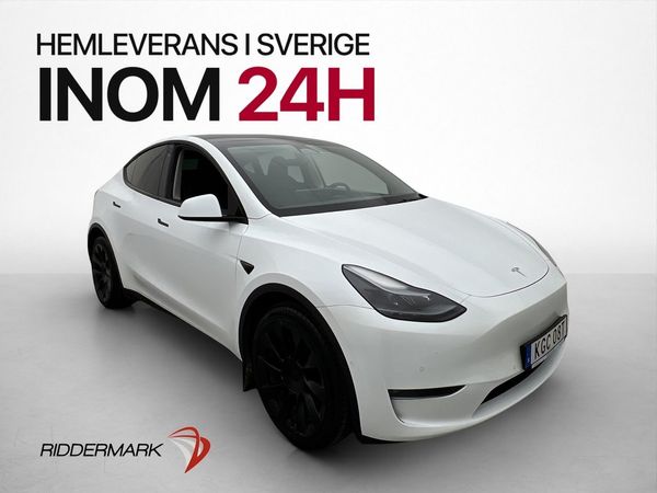 Tesla Model Y Long Range AWD Få Brukare AWD Pano Moms Kamera - 2022