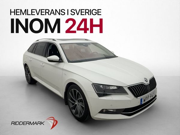 Skoda Superb 2.0 TDI 4x4 L&K Pano D-Värm Skinn Kamera Drag - 2017