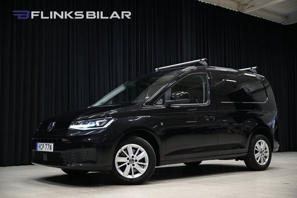 Volkswagen Caddy DSG 122HK Nedlackad|LED|EnÄgare|GPS|Drag|Värmare|Moms - 2021