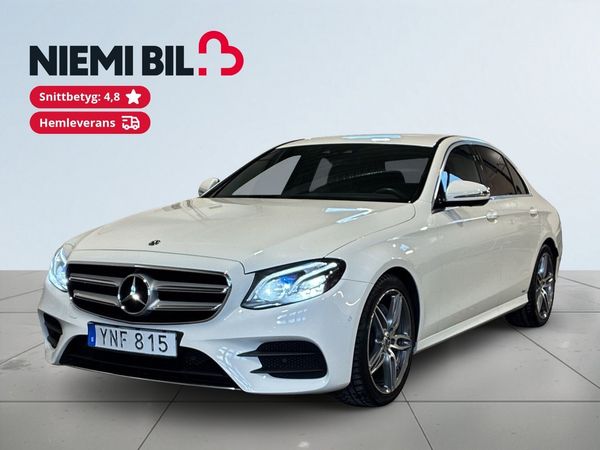 Mercedes E220 d 4MATIC 9G-Tronic AMG Line Värmare Drag 360 kamera - 2017