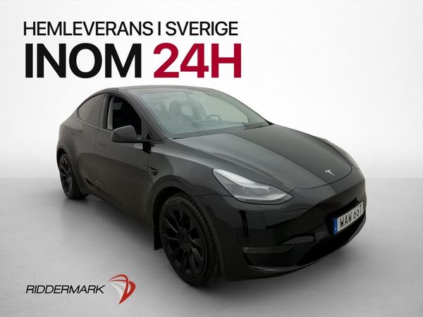 Tesla Model Y Long Range AWD Dragkrok Värmepump Sv-Såld - 2023
