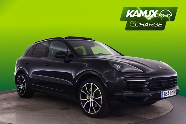 Porsche Cayenne E-Hybrid 462hk Chrono Pano Bose HuD Drag B-Kam Elstol A - 2021