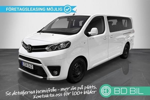Toyota Proace Verso 2.0 D-4D Lång 9-sits Shuttle Van Leasingkalkyl - 2024