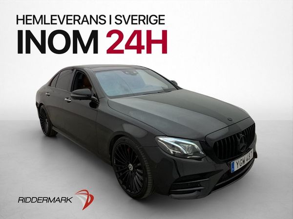 Mercedes E400 4M AMG Burm Pano P-Värm 360° Wide Skinn - 2017