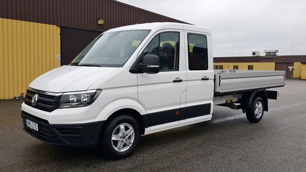Volkswagen Crafter 2.0 TDI Dubbelhytt 7-sits Chassi Flak 3.5m - 2023